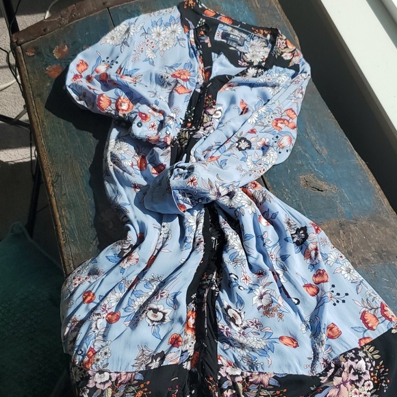 Maeve Anthropologie Midi Floral Dress - Picture 13 of 16